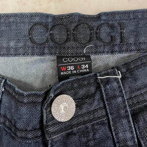 Coogi Jeans Blue Denim Jeans Embroidered Back Pocket - Picture 4 of 4
